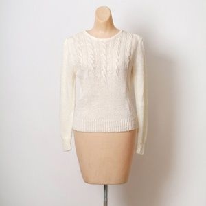 Vintage 80s sweater , Pretty 80's Vintage Sweater Women's Size L